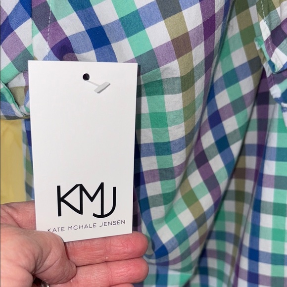 Plaid Ruffle Blouse - Multicolor - Picture 4 of 4